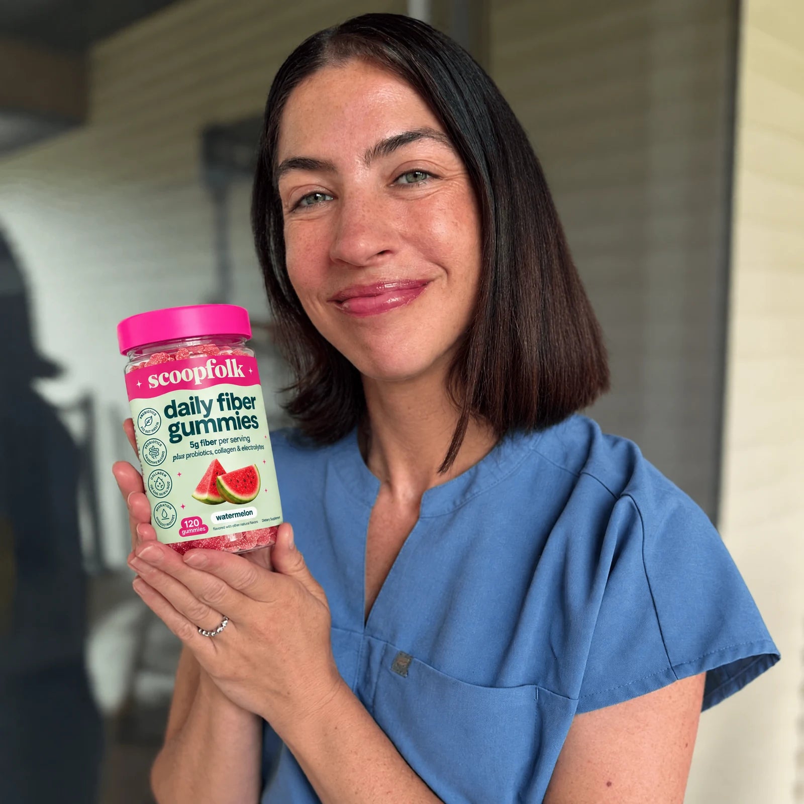 Dr. Jennah Siwak; packaging digitally edited for Scoopfolk